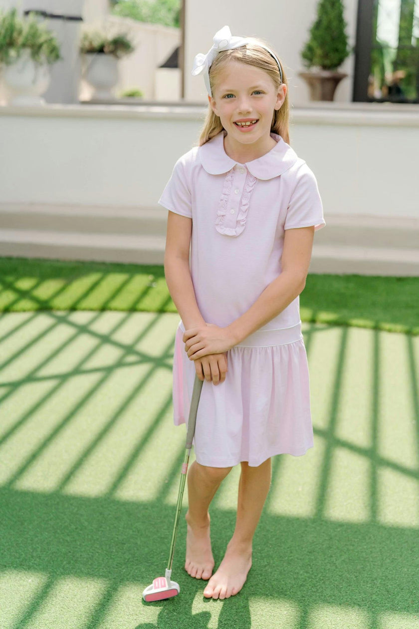 Sydney Girls' Dress Pink Stripes