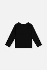 Raglan Organic Cotton T-Shirt Black