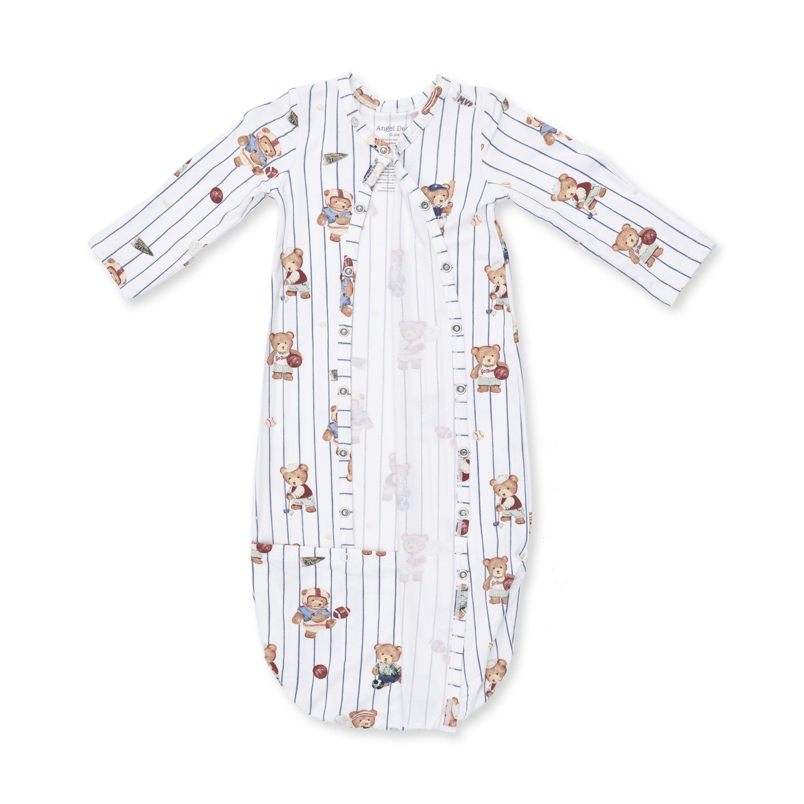 Mixed Sports Bears - Bundle Gown and Knotted Hat
