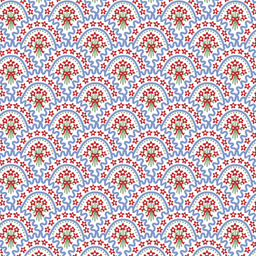 Maggie Girls' Tiered Skirt Bunting Floral
