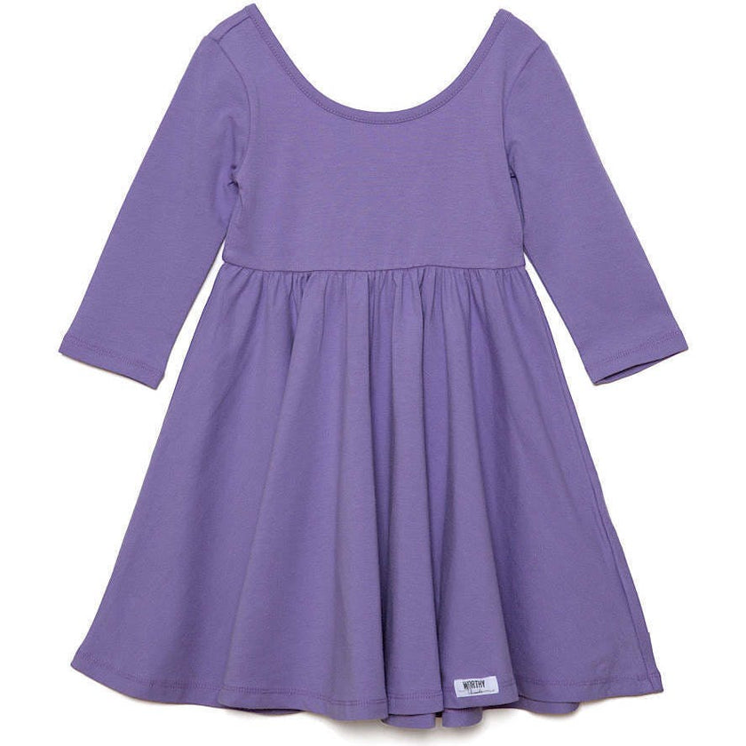 Twirly Dress in Purple