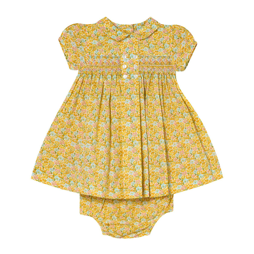 Hand-Smocked Baby Dress - Franca