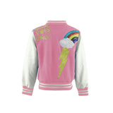 Good Vibes Varsity Bomber Jacket
