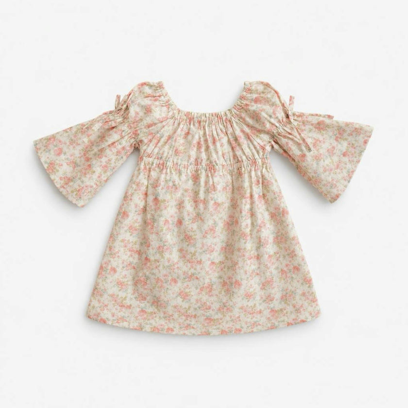 Kennedi Bell Sleeve Dress |Pink Blossom