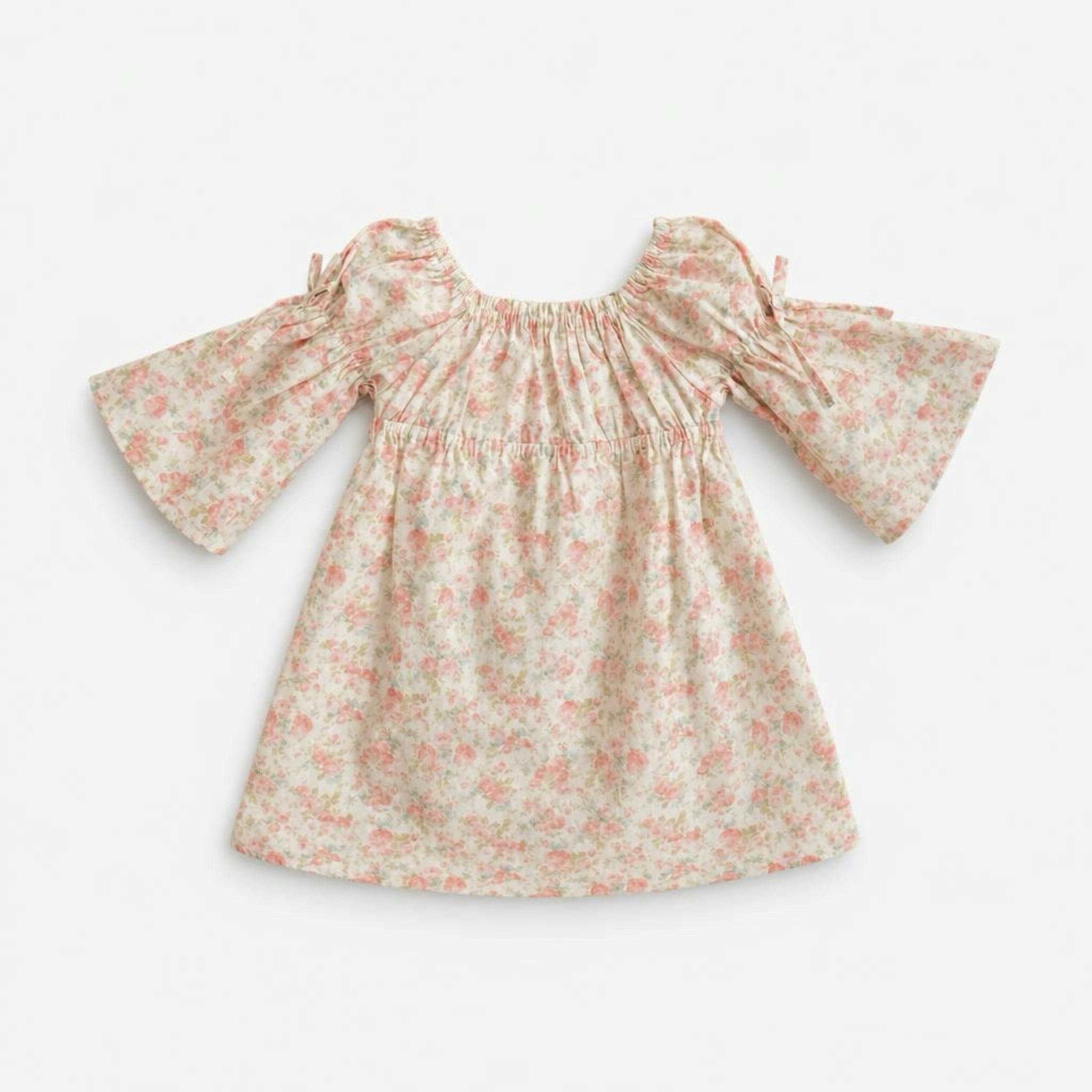 Kennedi Bell Sleeve Dress |Pink Blossom