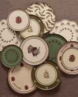 Grove Dinner Plate Set in Pinecone