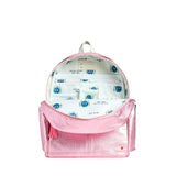 Kane Double Pocket Backpack, Metallic 3D Hearts