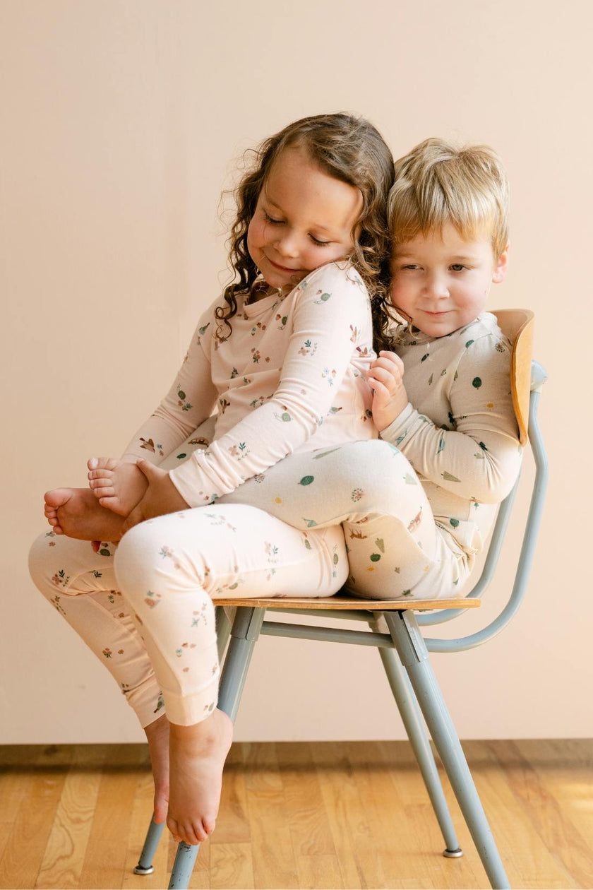 Toddler Modal Pajama Set in Birds