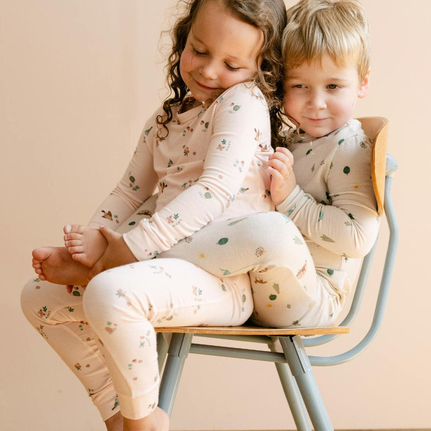 Toddler Modal Pajama Set in Birds
