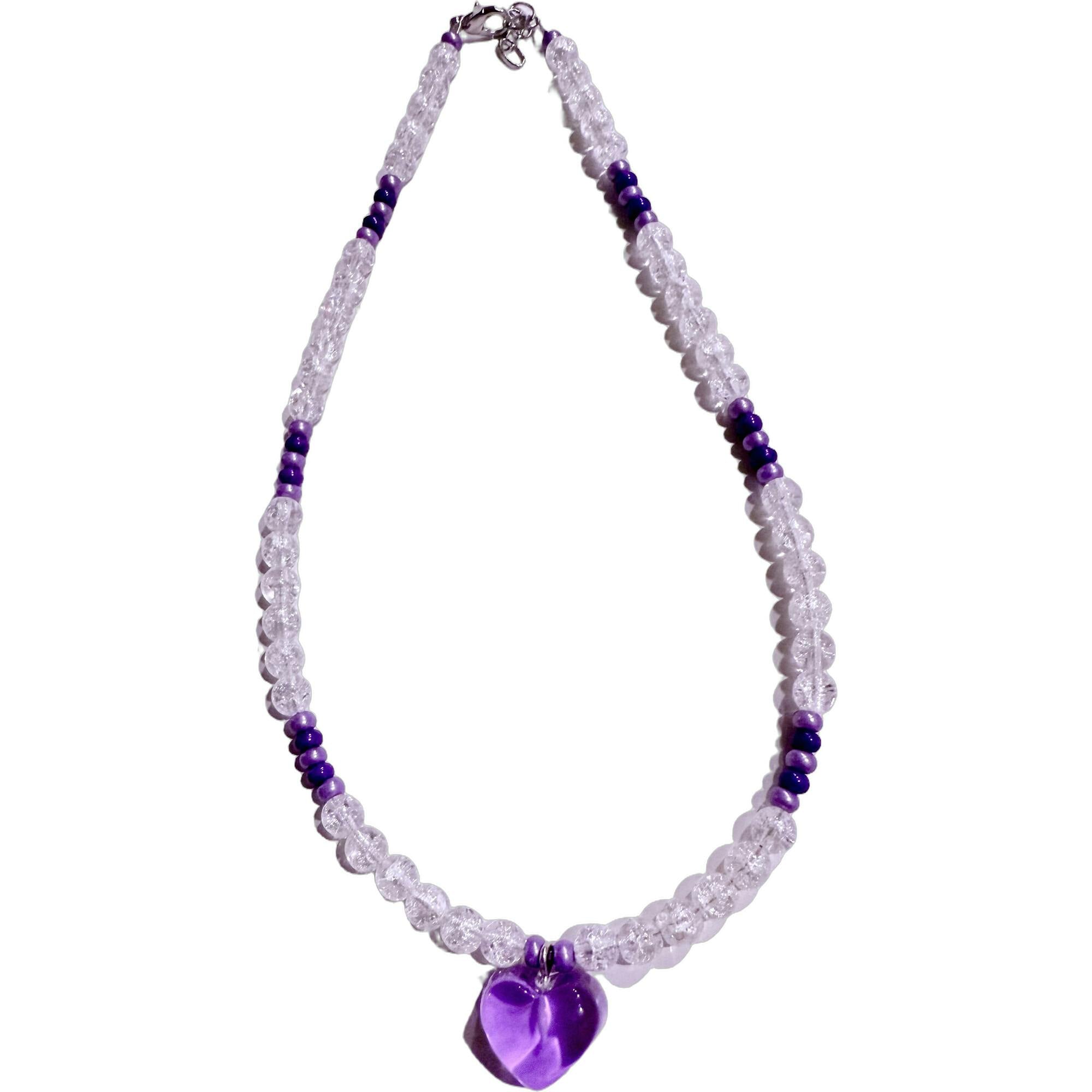 Purple Valentine Necklace