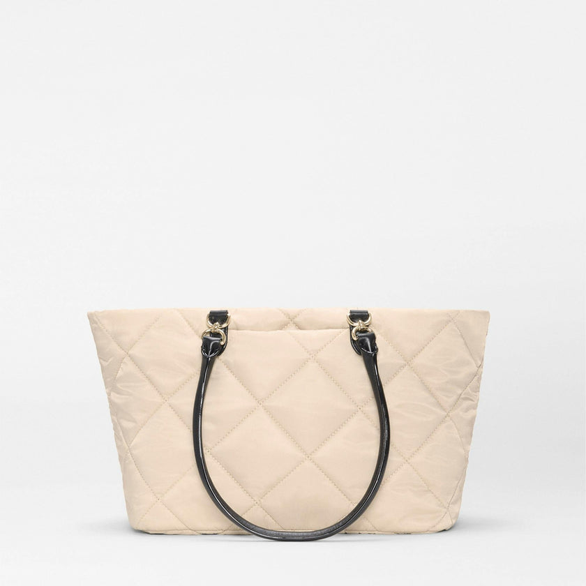 Buff/Black Medium Madison E/W Tote