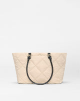 Buff/Black Medium Madison E/W Tote