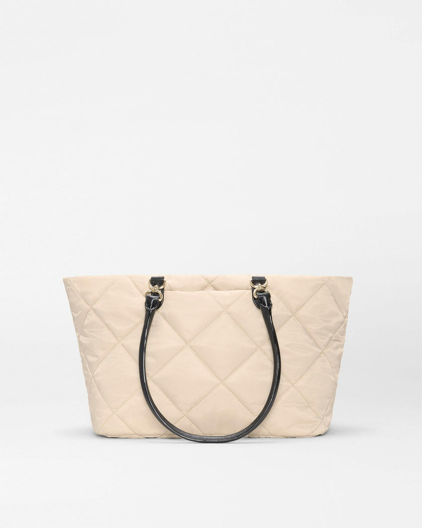 Sand/Black Medium Madison E/W Tote