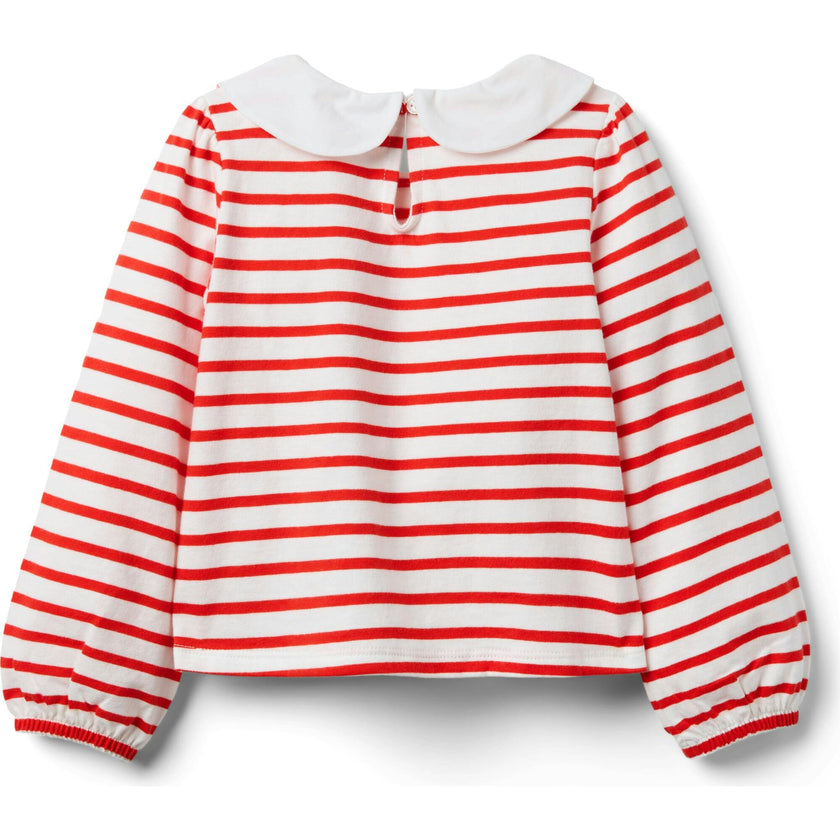 Striped Bow Top