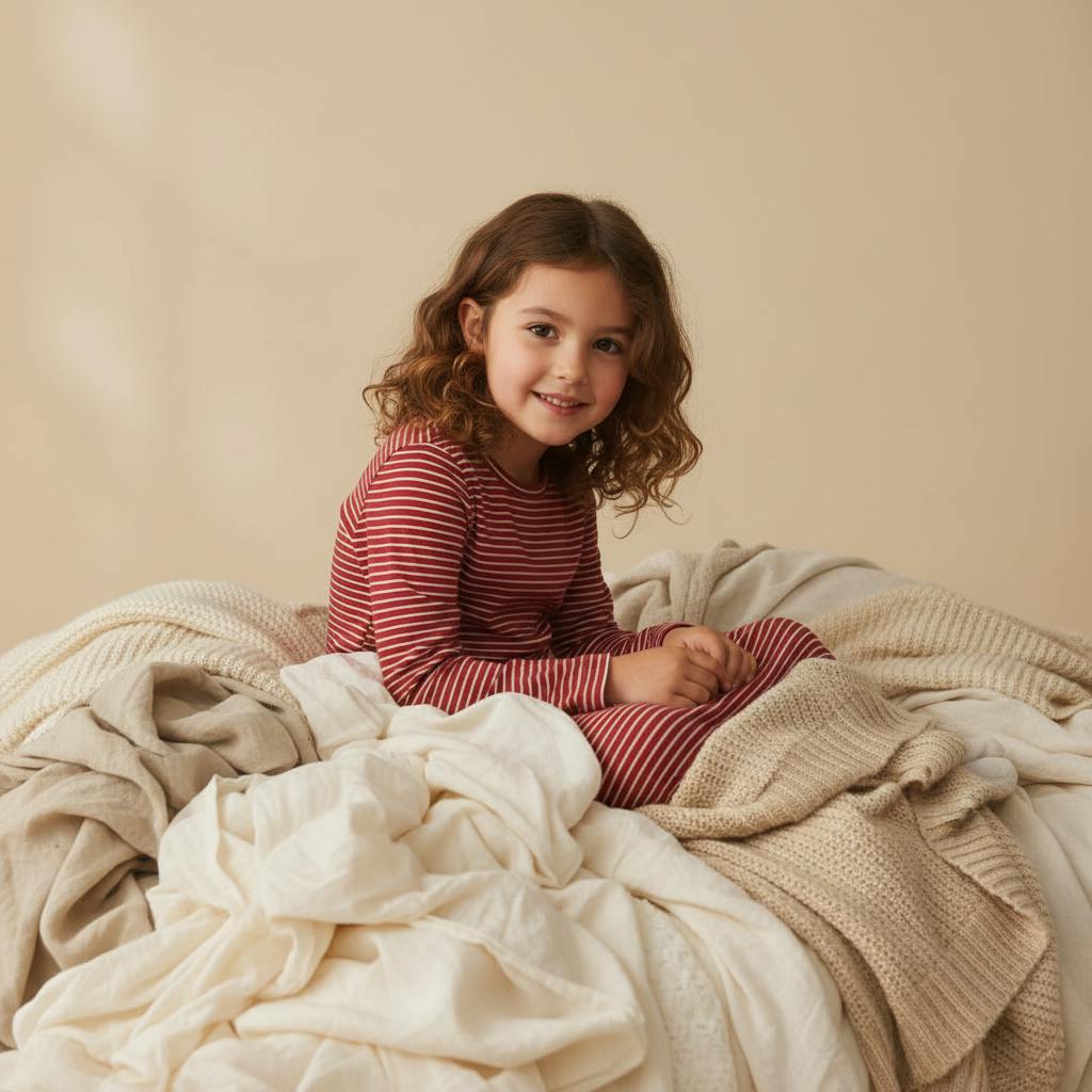 Girls Striped Nightgown