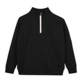 Black Half-Zip Sweatshirt