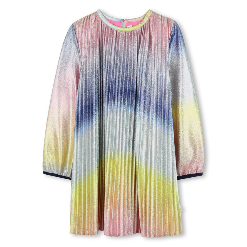 Shiny pleated dress