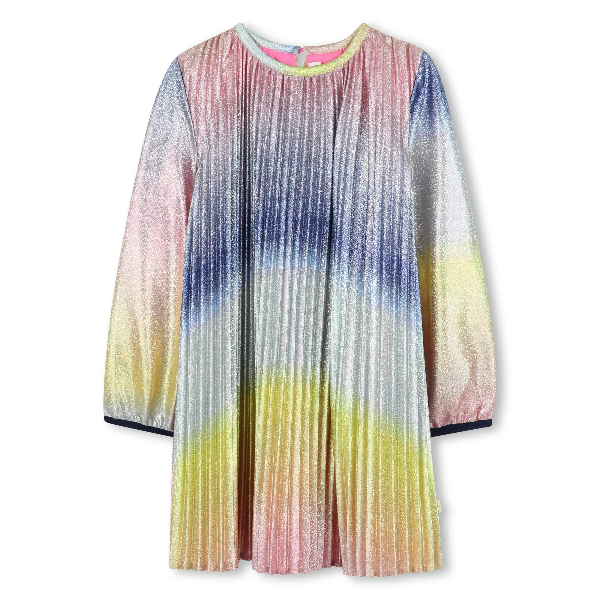 Shiny pleated dress