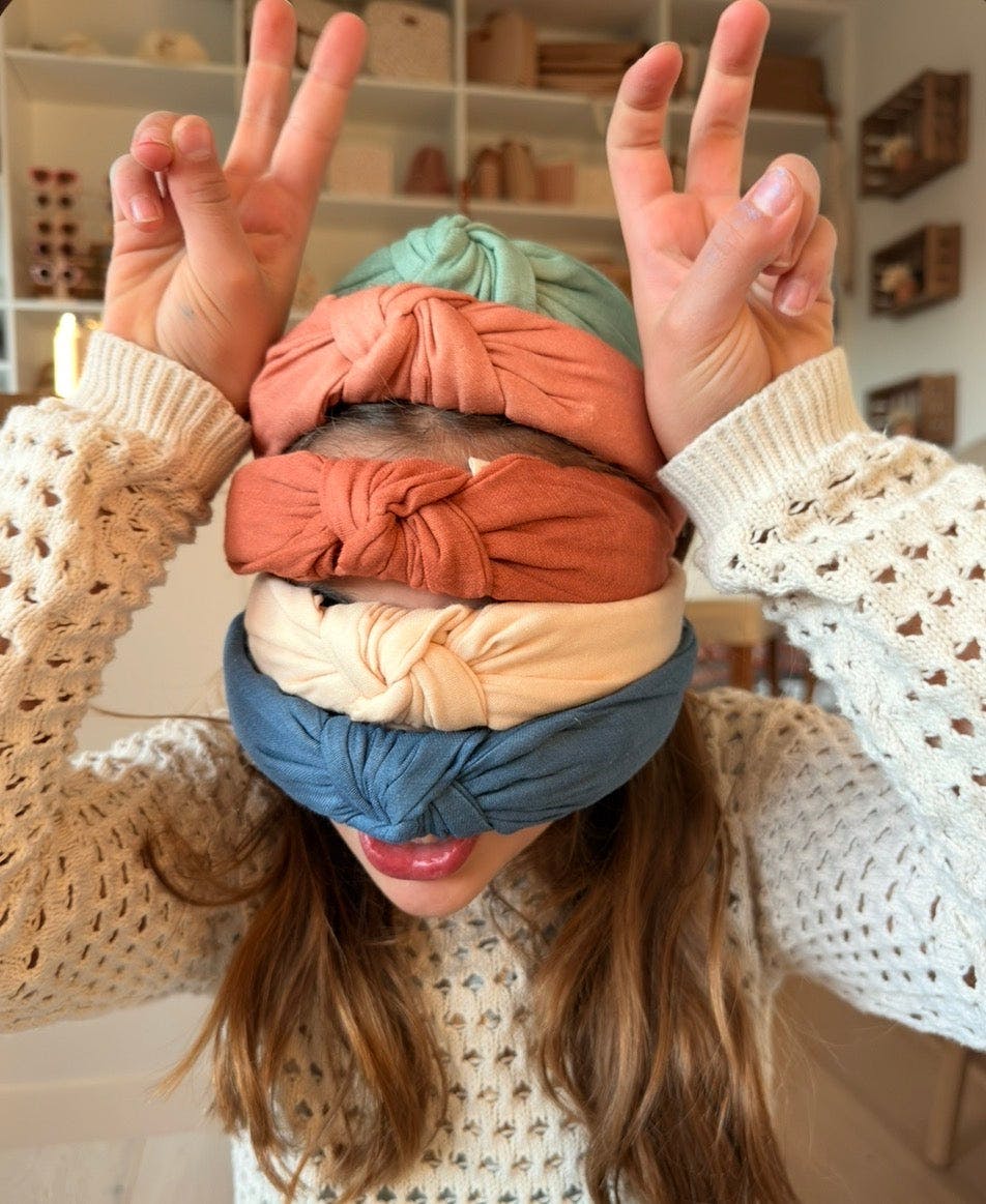 Classic Knot Headband | Organic Cotton | Fern