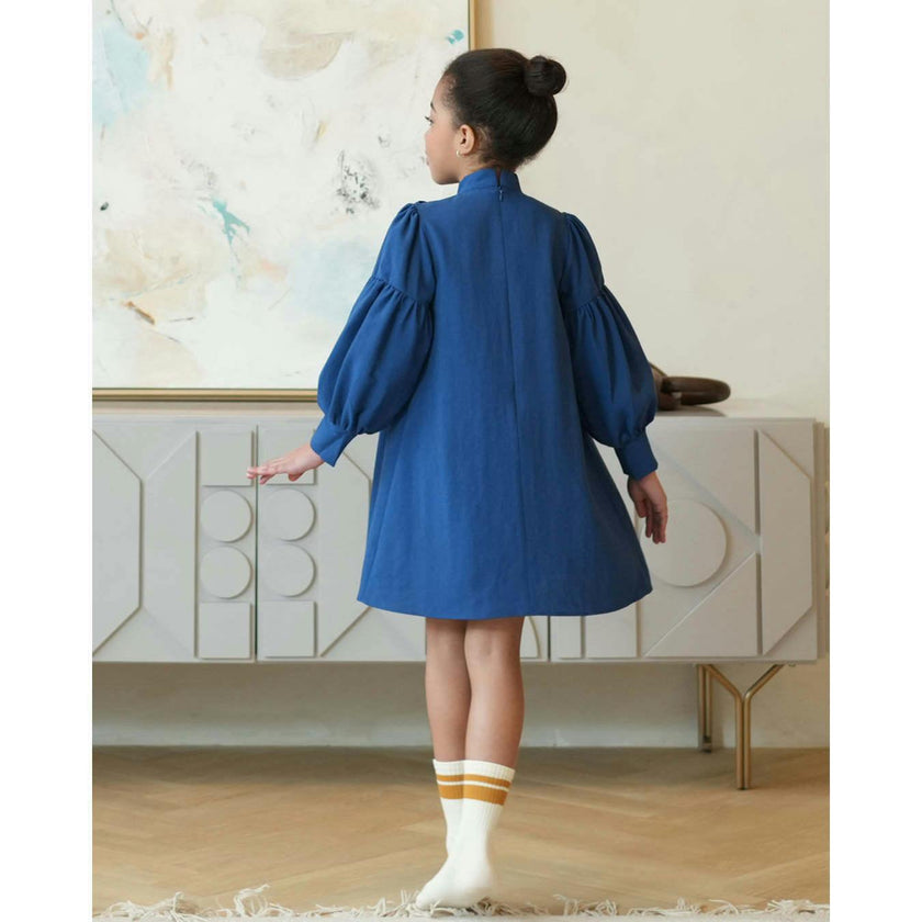 Talia dress (sapphire-blue)