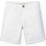 Organic Uniform Stretch Chino Short, White