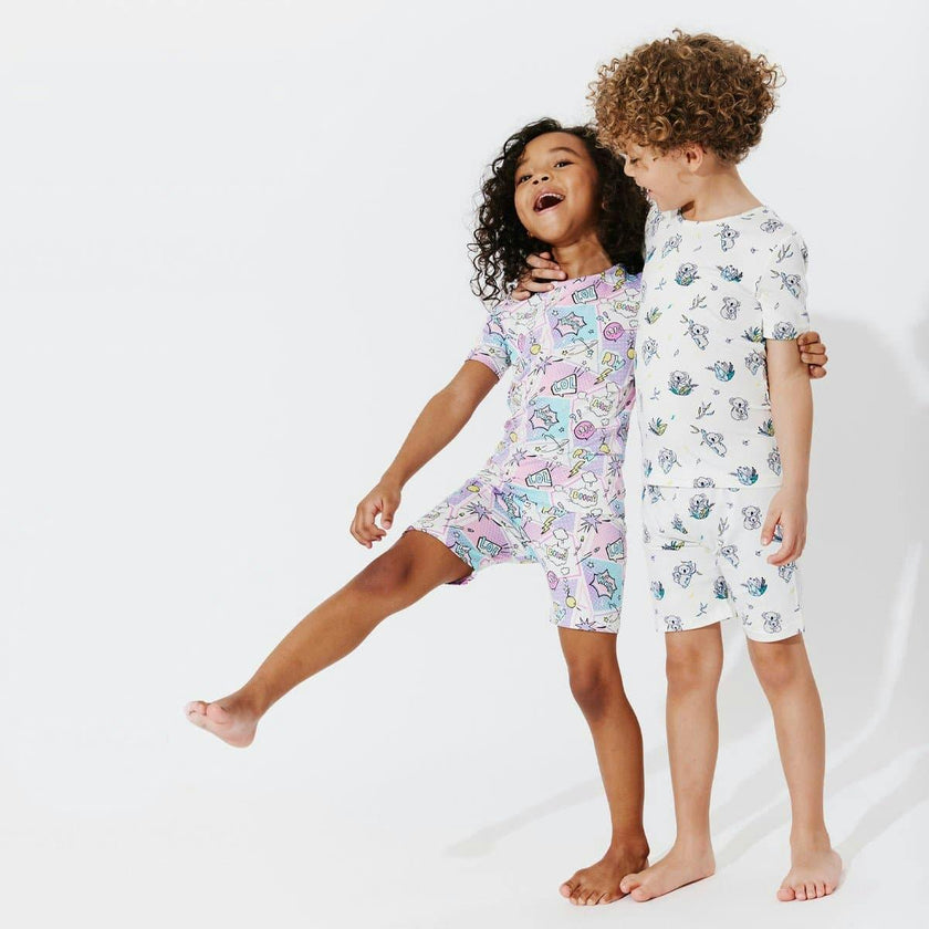 Bamboo Kids Pajama Short Set