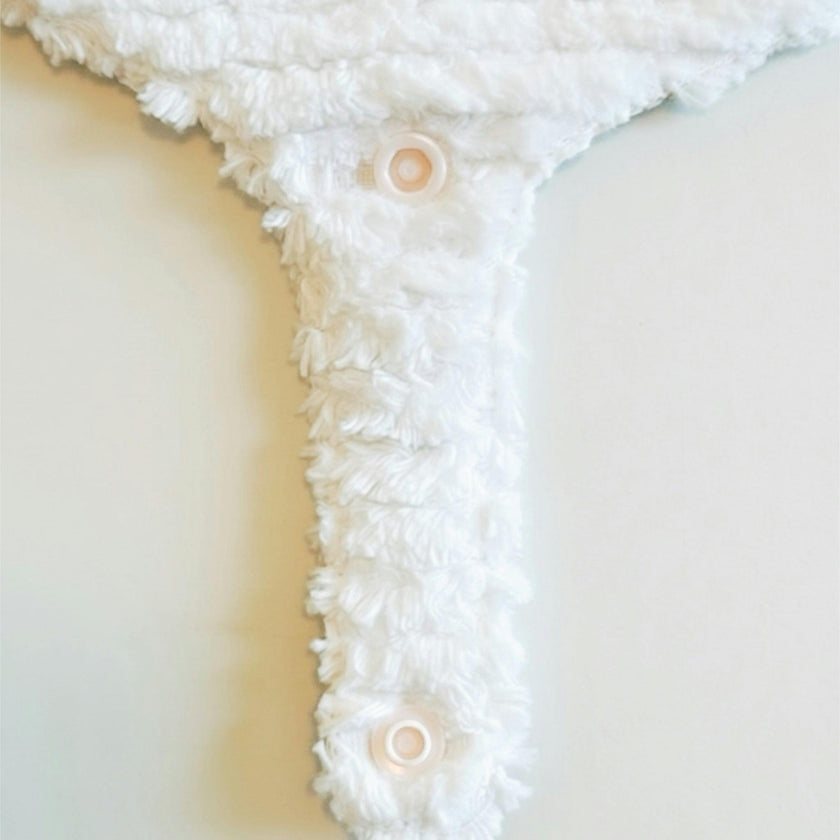 Soothe and Snap Pacifier Bib-Antique Rose