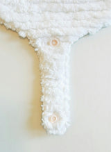 Soothe and Snap Pacifier Bib-Antique Rose
