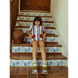 children's terry jumpsuit - marina stripes