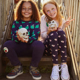 Recycled Cotton Hearts Kid Legging