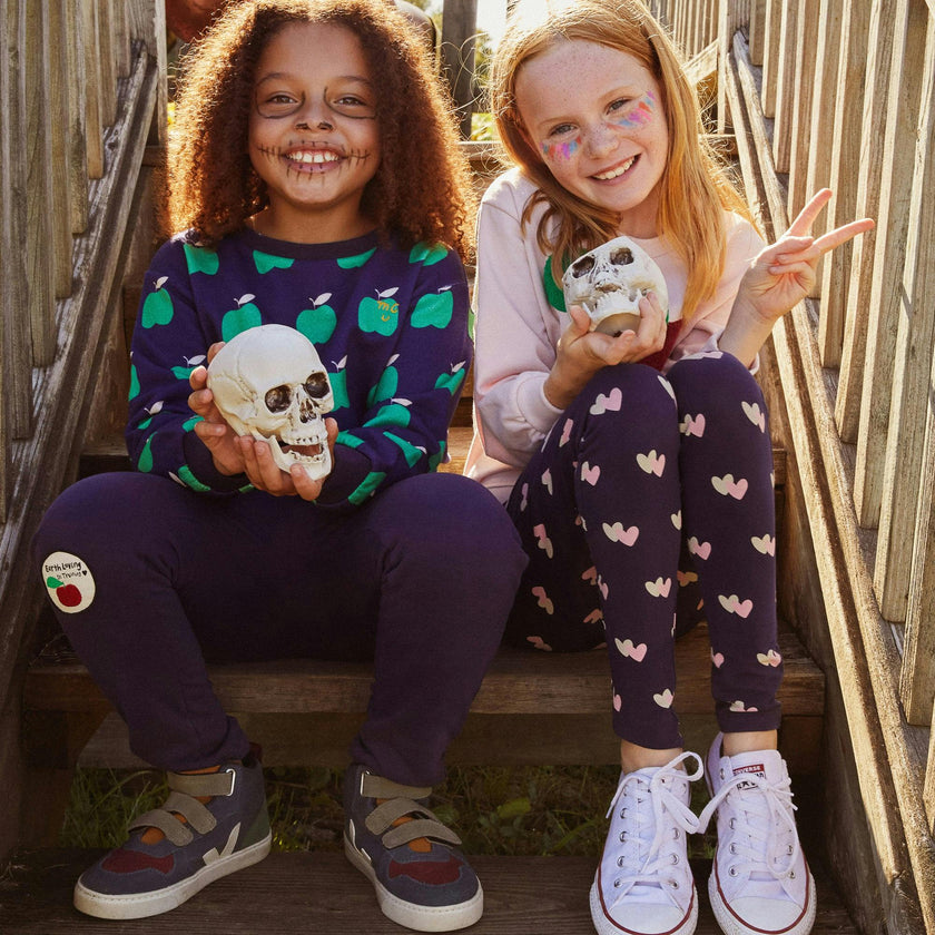 Recycled Cotton Green Apple Kid Sweatshirt