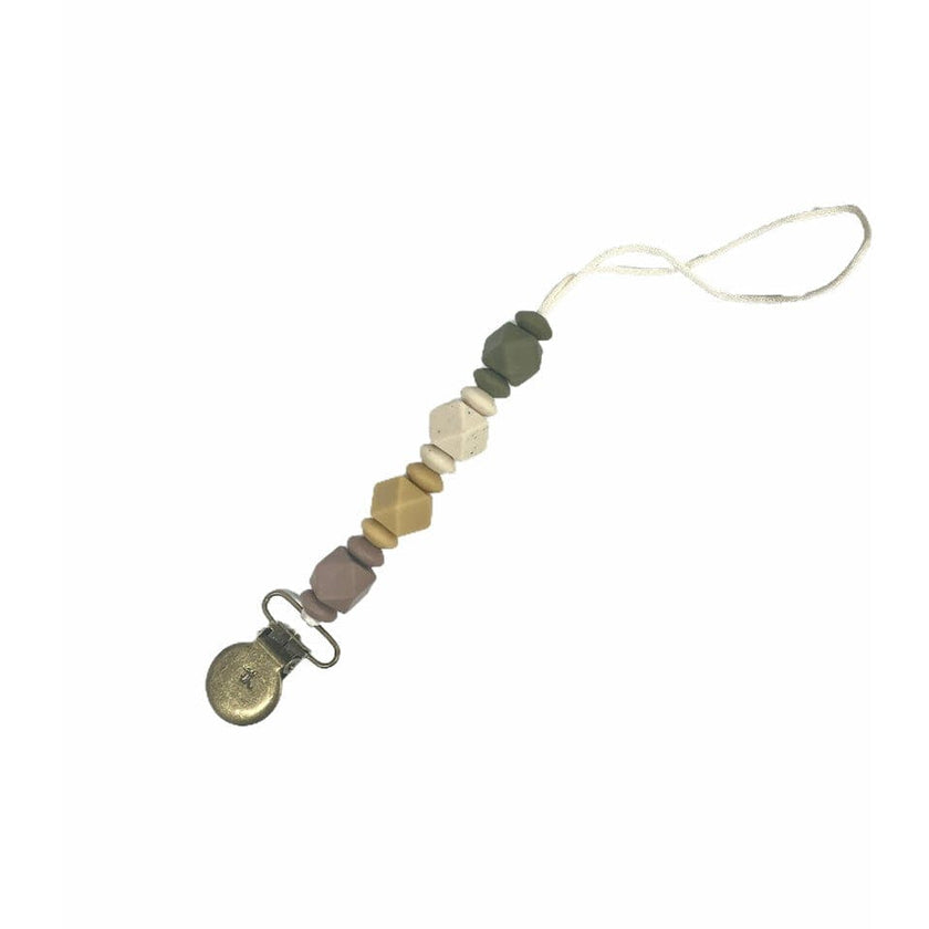 Petite Jewel Pacifier & Toy Clip