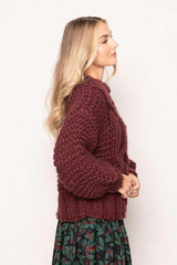Erica Sweater in Raisin