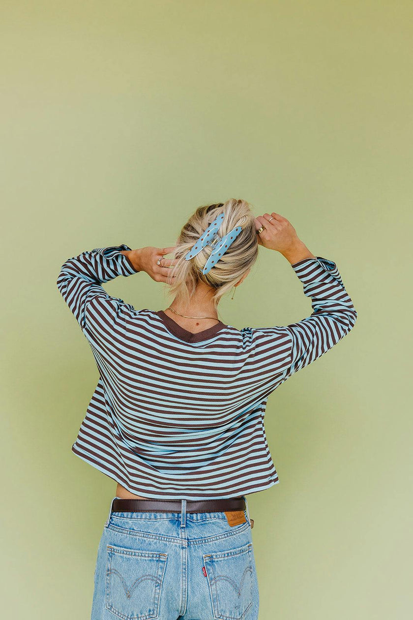 POLKA DOT & STRIPED OVERSIZED CLAWS
