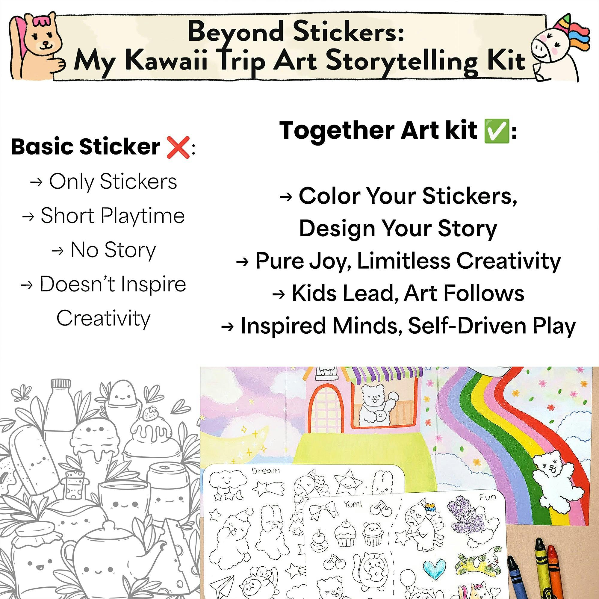 My Kawaii Trip Storytelling Sticker Kit