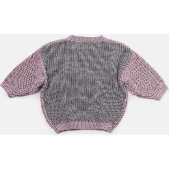 Chunky Ribbed Knit Round Neck Long Sleeve Wide Boxy Fit Sweater