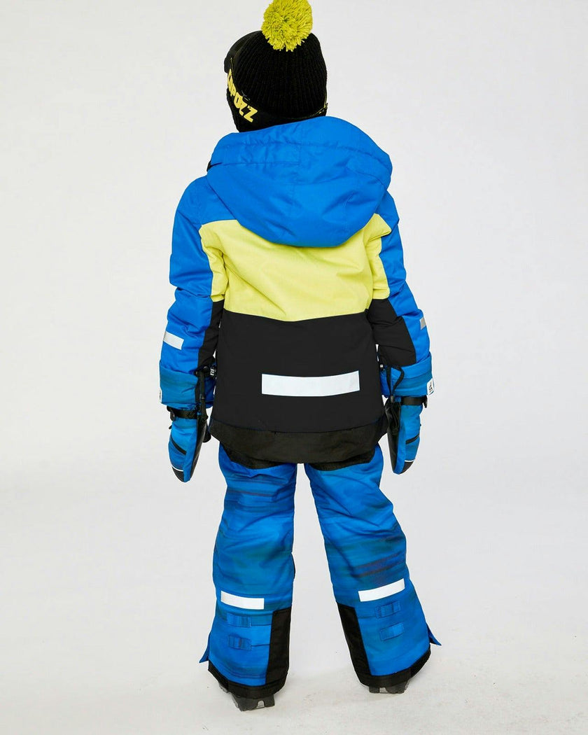 Two Piece Teknik Snowsuit Royal Blue And Yellow