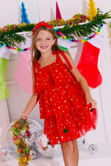 Christmas Starry Tulle Dress