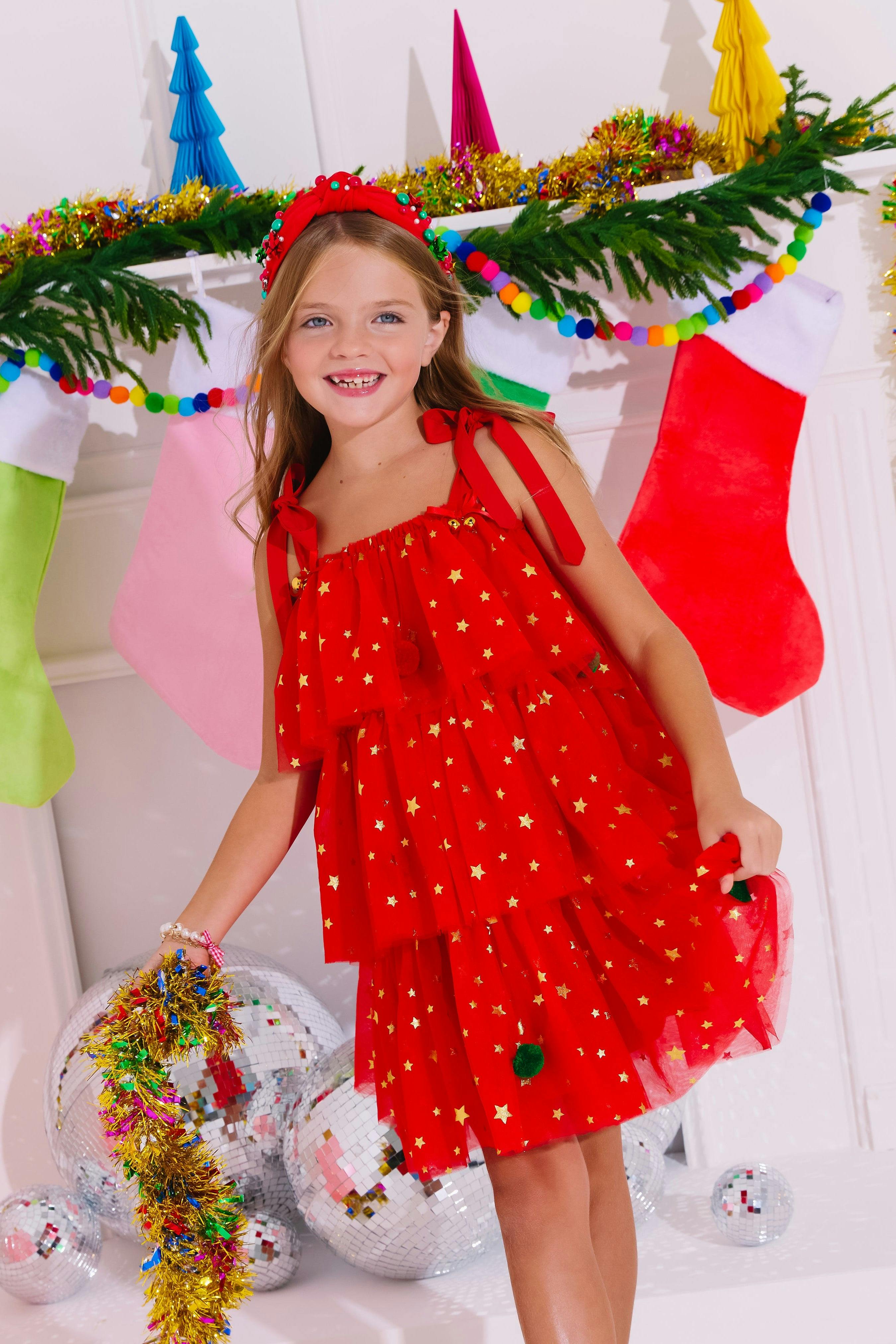 Christmas Starry Tulle Dress
