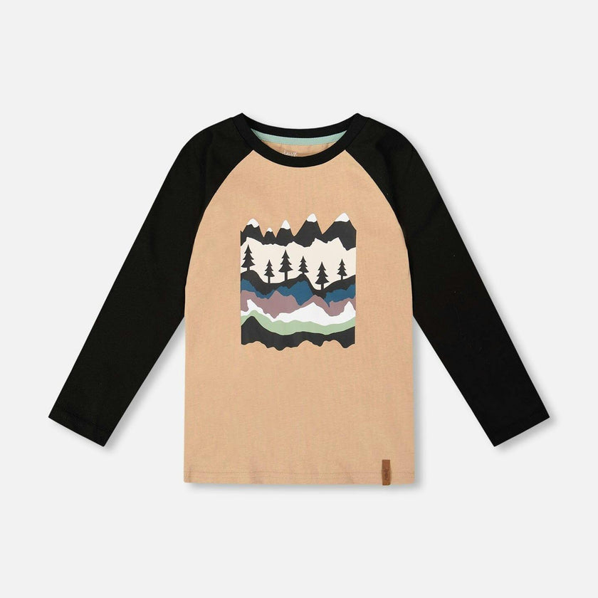 Long Raglan Sleeve Jersey Tee