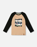 Long Raglan Sleeve Jersey Tee