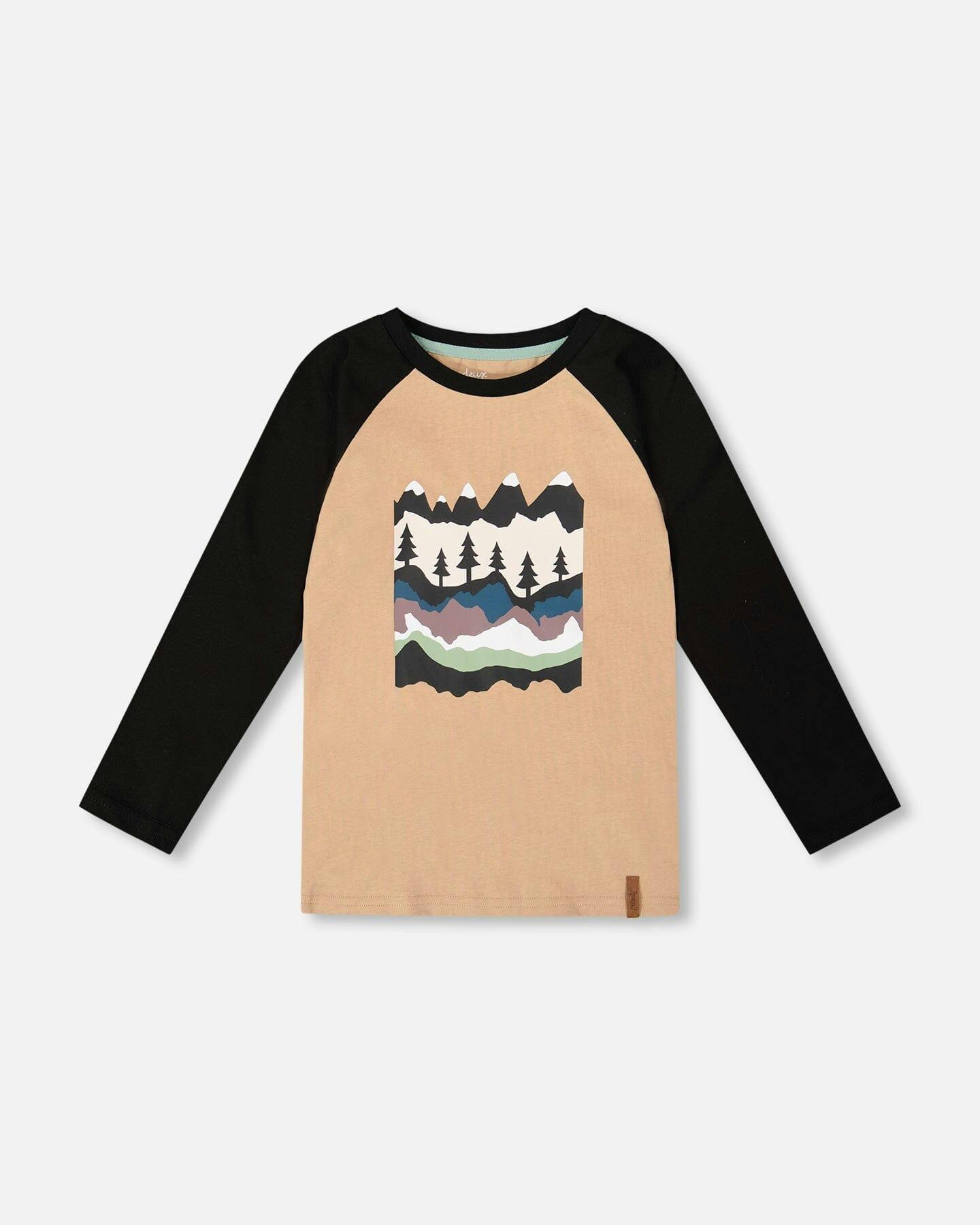 Long Raglan Sleeve Jersey Tee