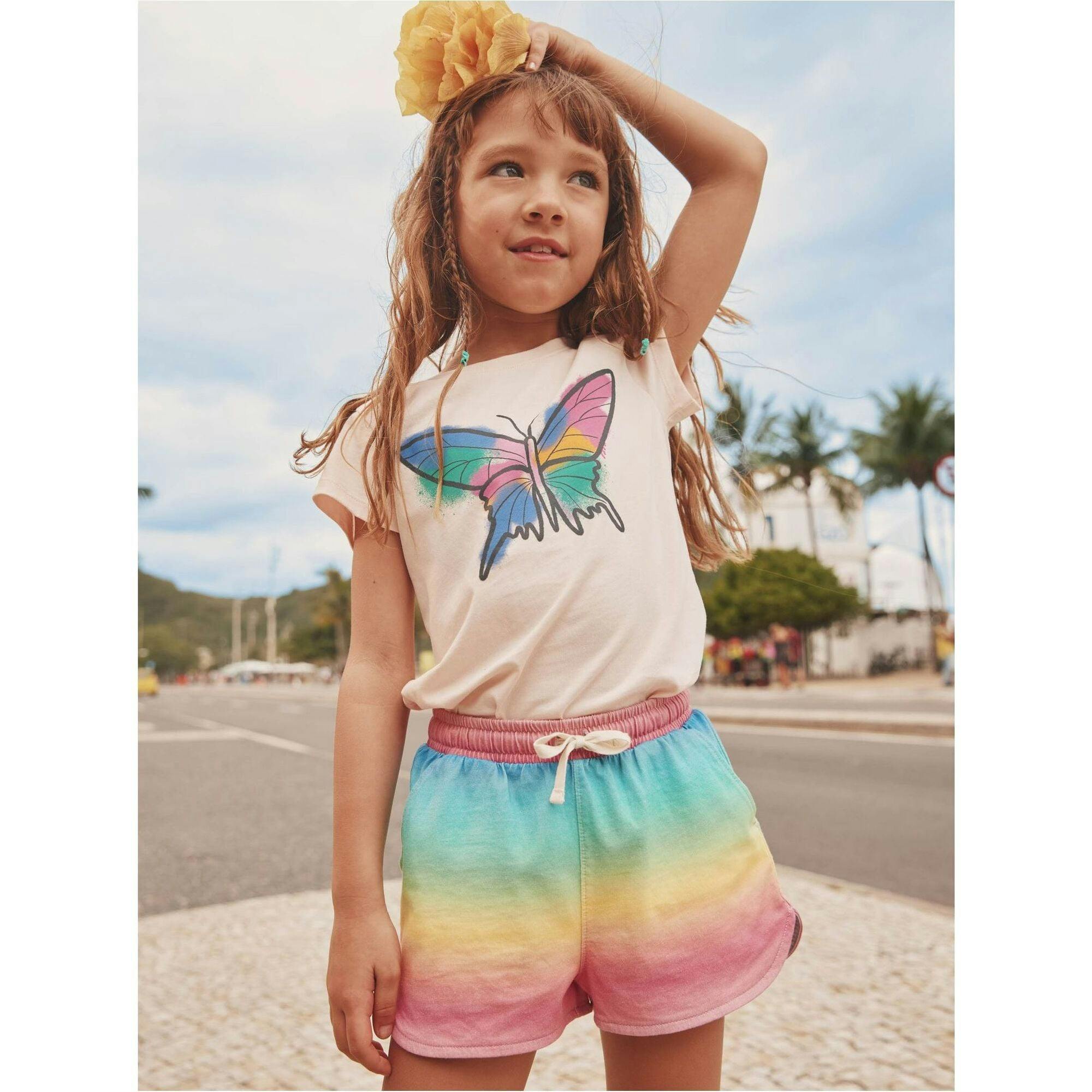 Tie Waist Shorts, Multi
