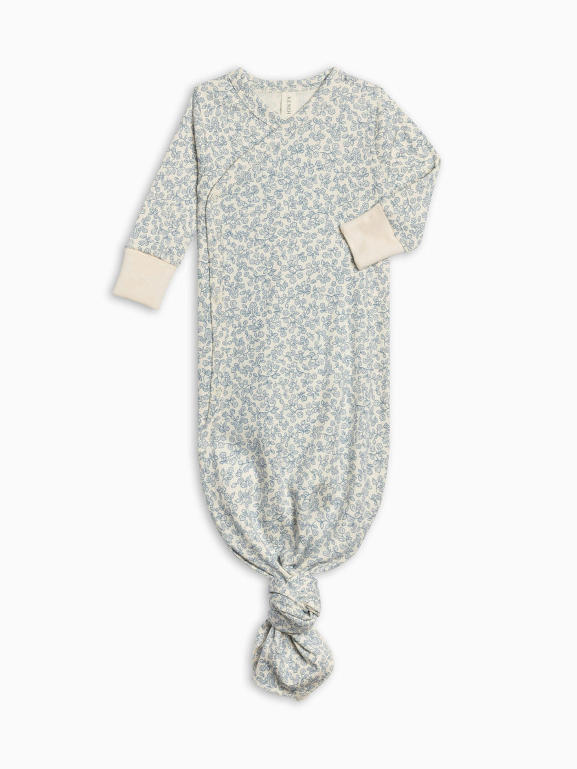 Indy Kimono Gown - Narelle Floral / Ivory + Sea