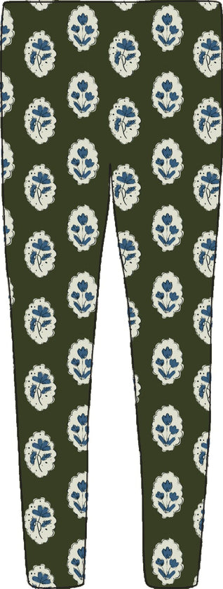 Leggings in Intaglio Green