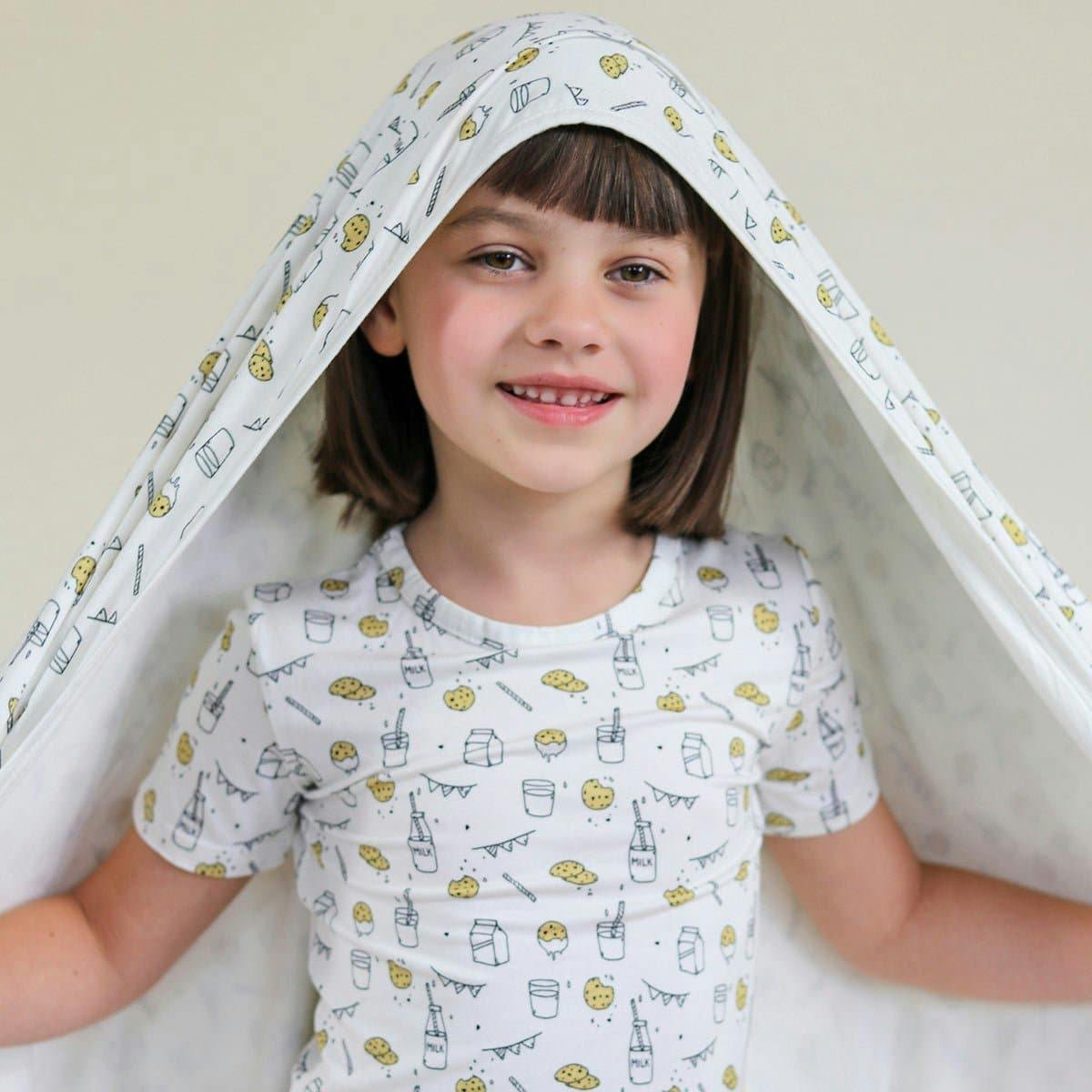 Milk & Cookies Original Bamboo Kids Pajama Short Set