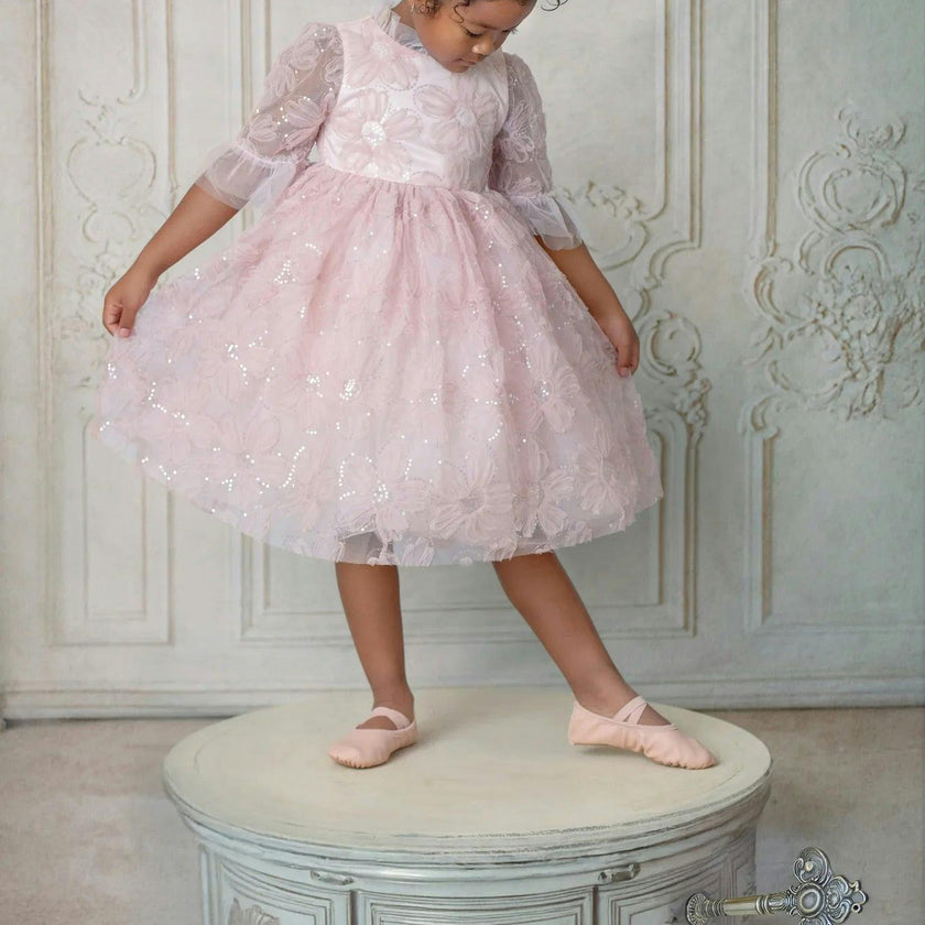 Blush Petal Music Box Dress