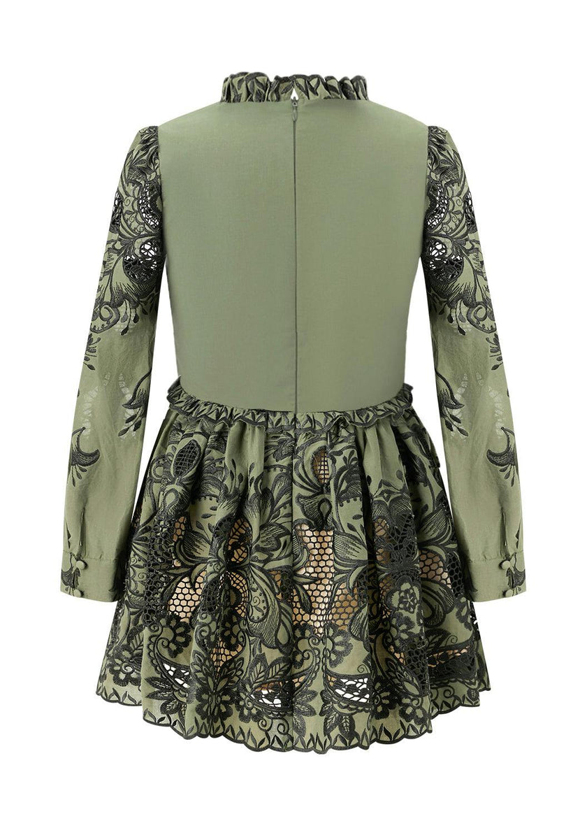 Maia Embroidery Mini Dress