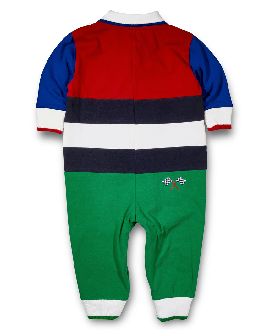 Jersey Knit Longall With Race Car