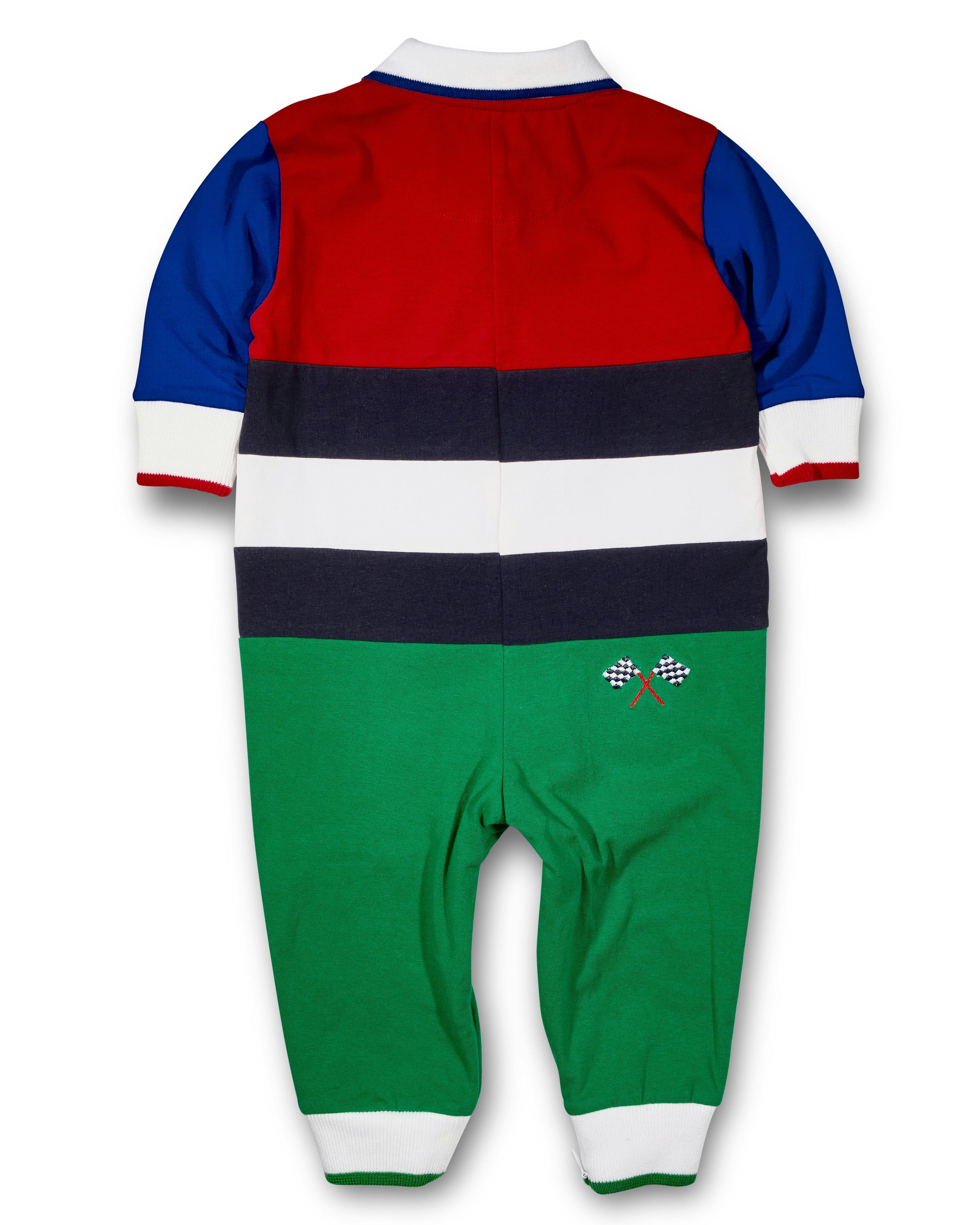 Jersey Knit Longall With Race Car